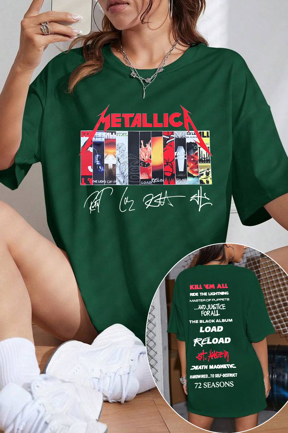 Metallica albums T-SHIRT