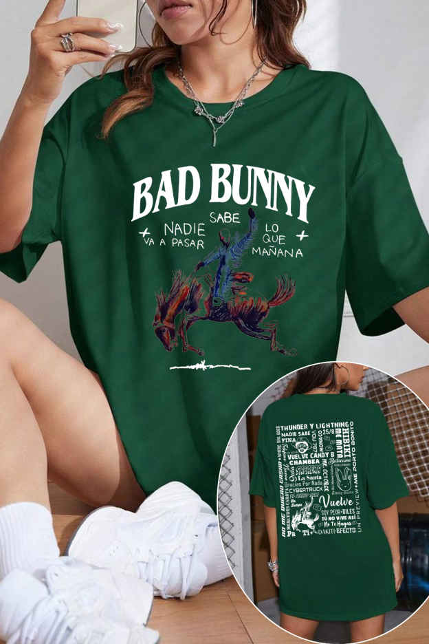 bad bunny retro song T-shirt