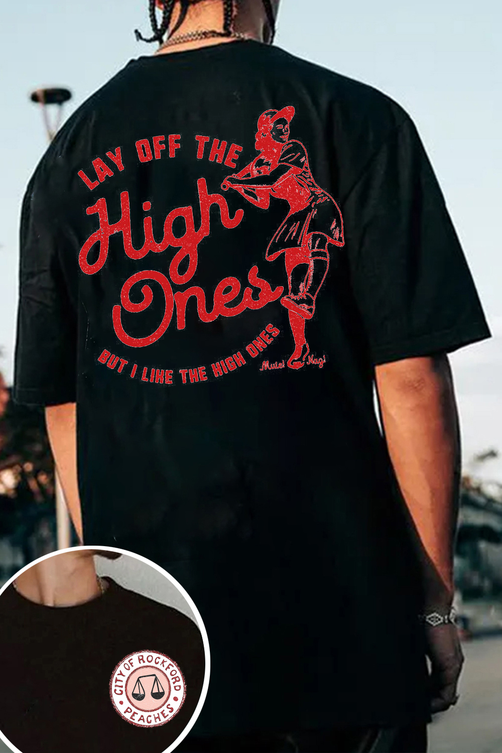 Lay Off The High Ones red variant League of Their Own fan Shirt  For Men