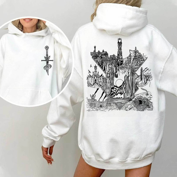 LOTR Middle Earth Inspired Hoodies For Women