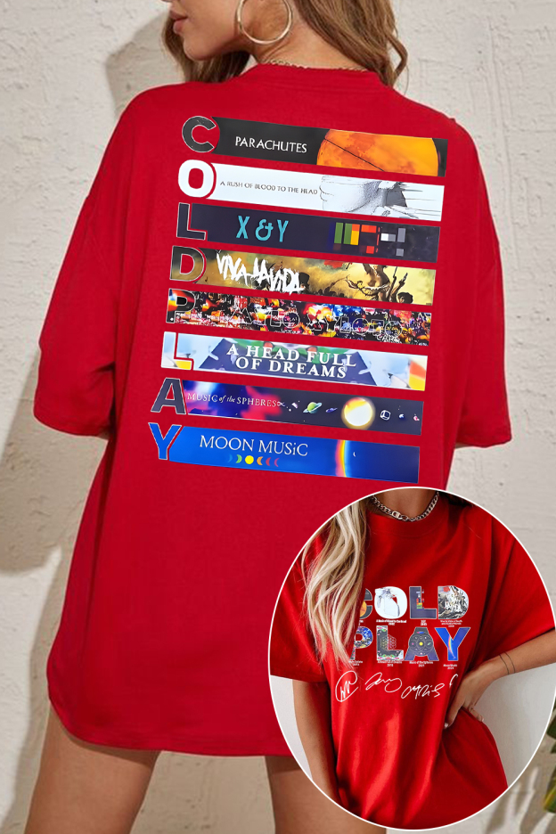 coldplay 2025 shirt For Women