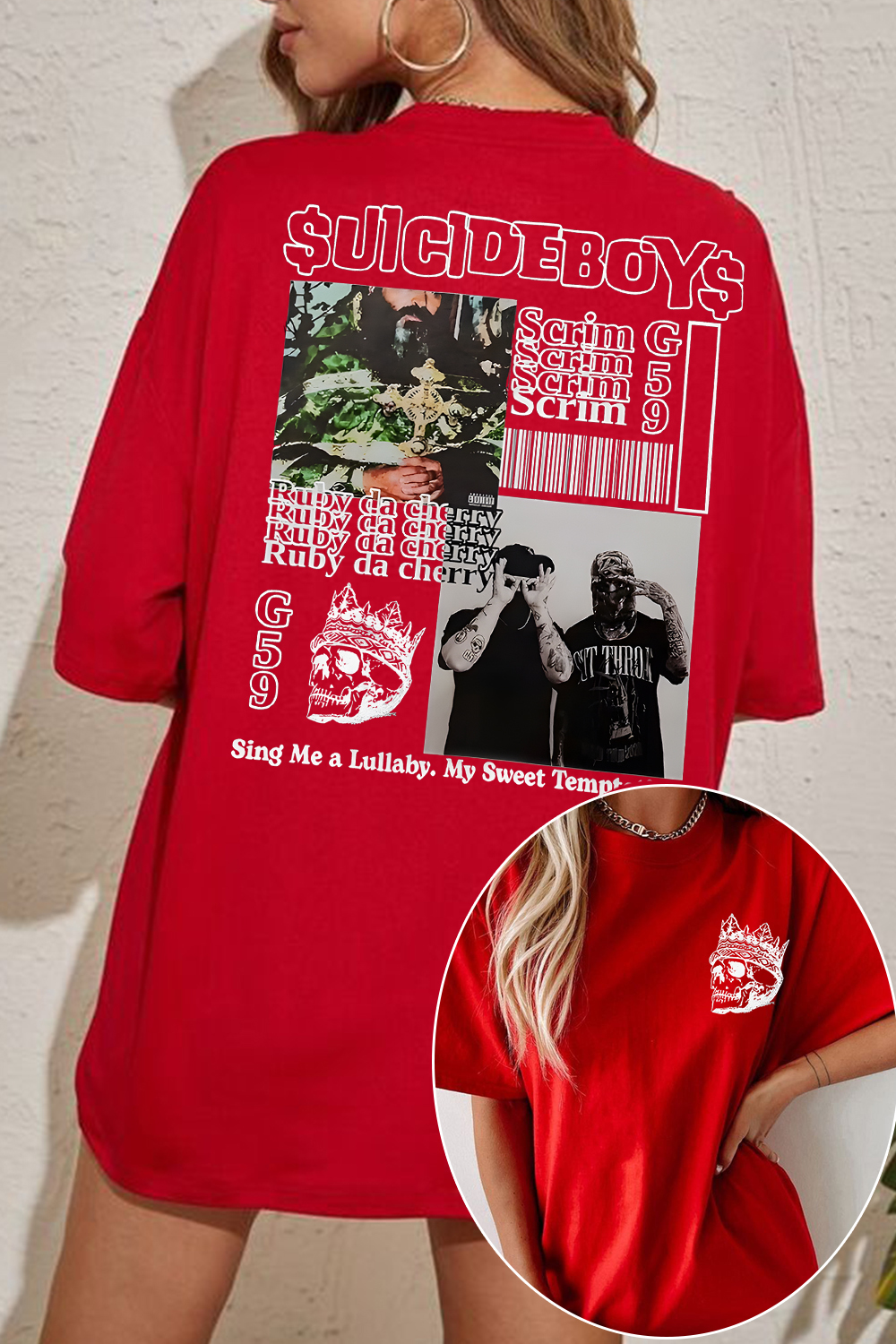 G59 2-sided printed WoMen TEE