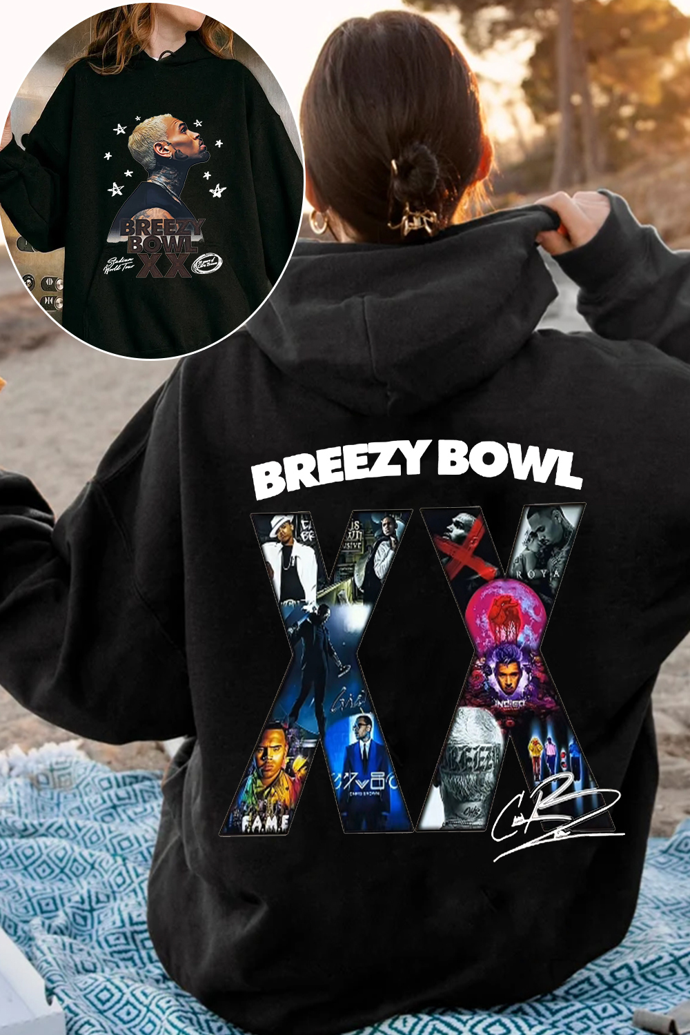 2 Sided CB Graphic Shirt For Women