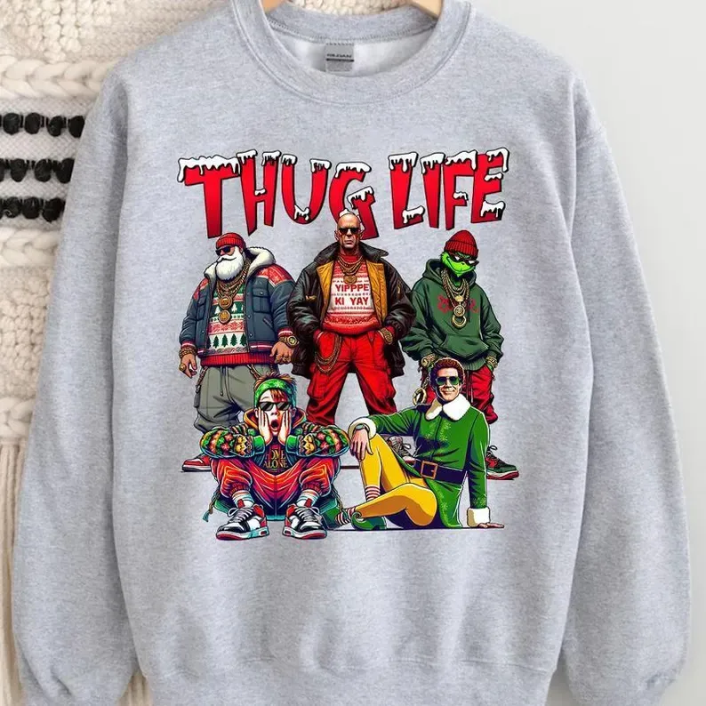 THUGLIFE Christmas Sweatshirt For Women