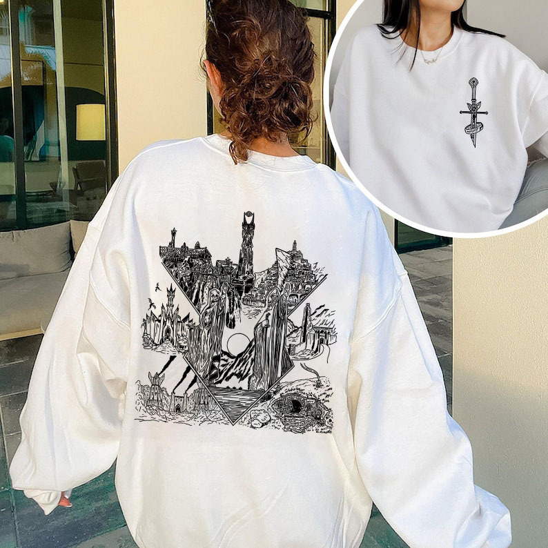 LOTR Middle Earth Inspired Sweatshirt For Women