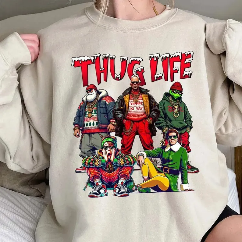 THUGLIFE Christmas Sweatshirt For Women