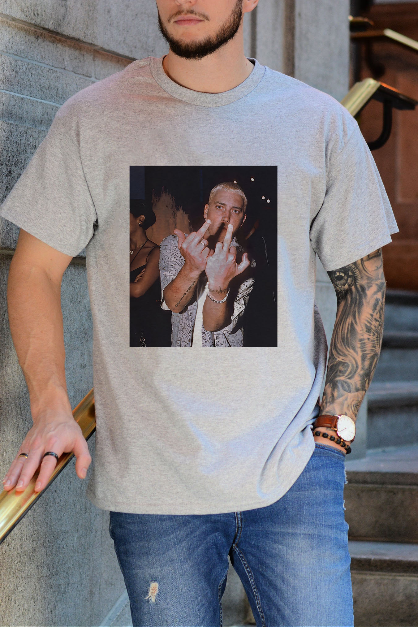 Eminem Rap God T-Shirt-MEN