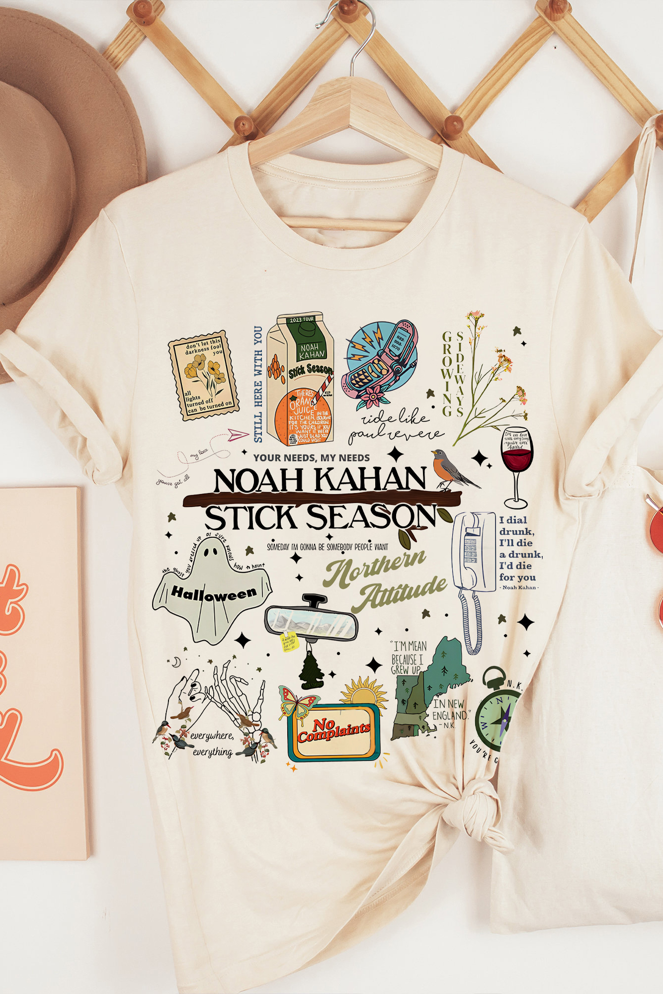 Stick Season Noah Kahan Full Version New Design Tshirt