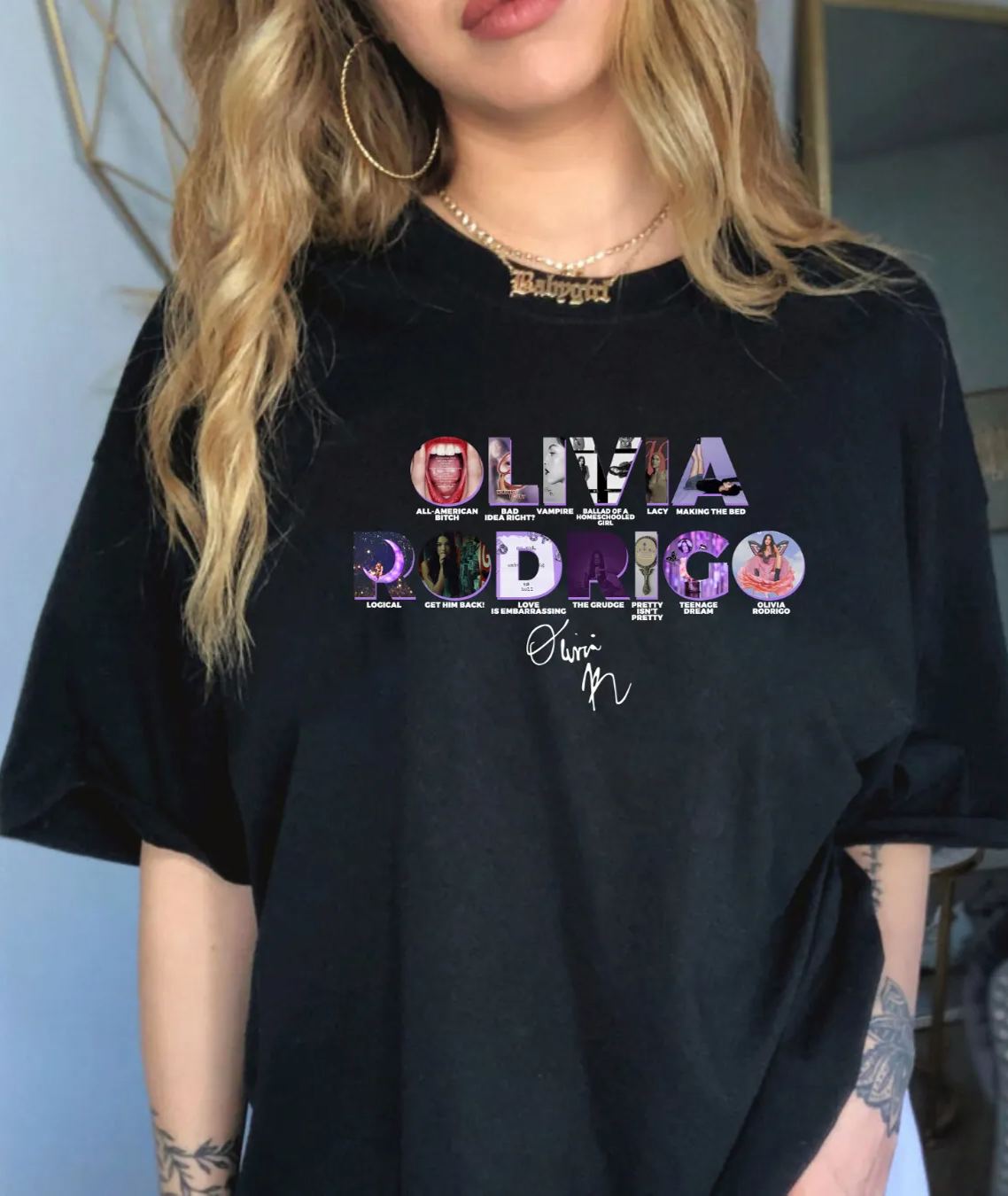 Olivia Rodrigo Guts Album Shirt