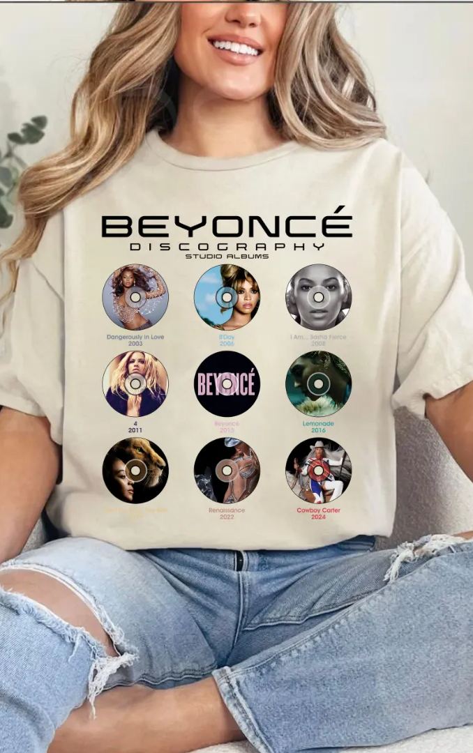 Beyonce Discography Albums Cover Shirt