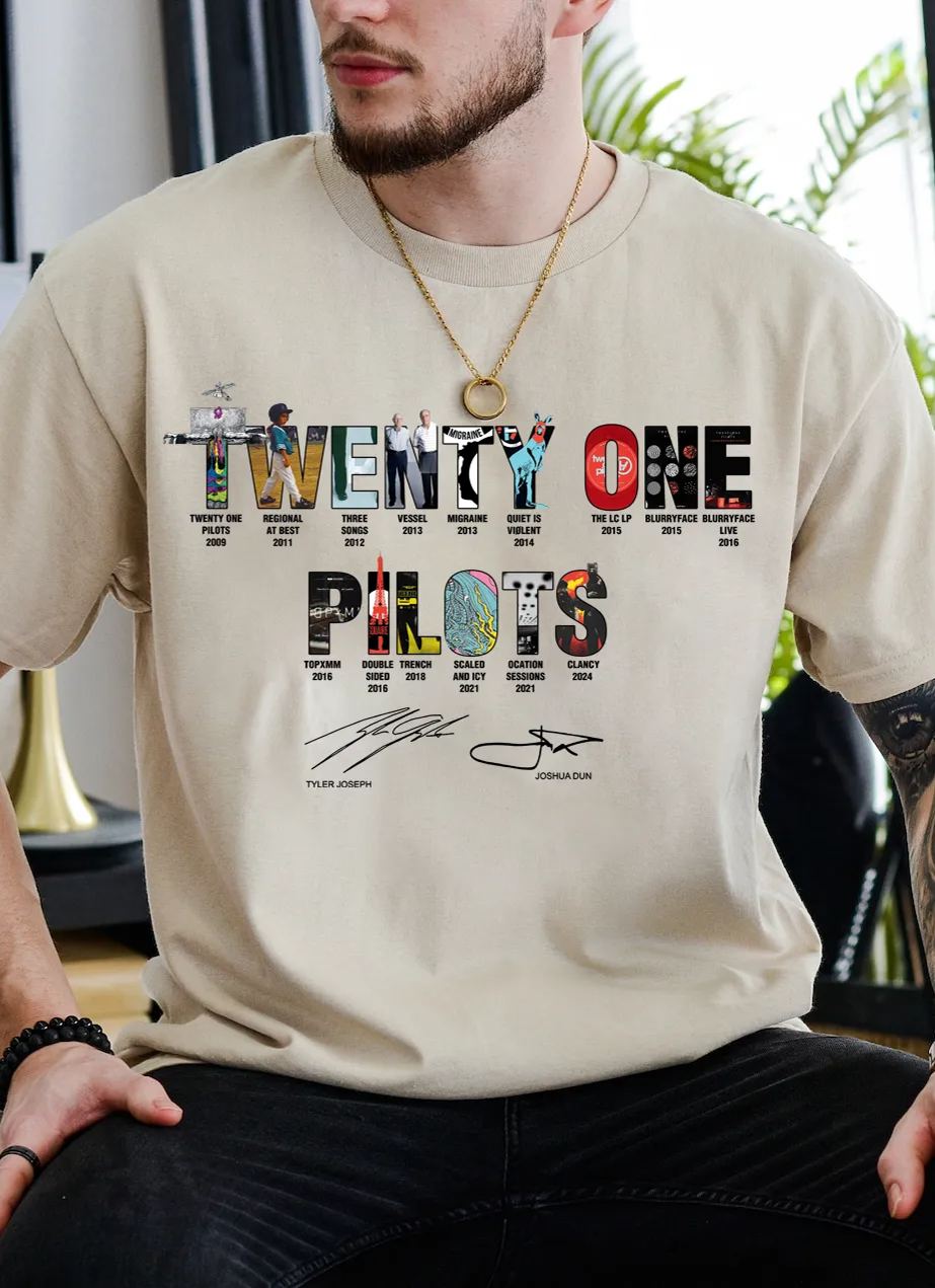 Twenty One Pilots Album Shirt-MEN