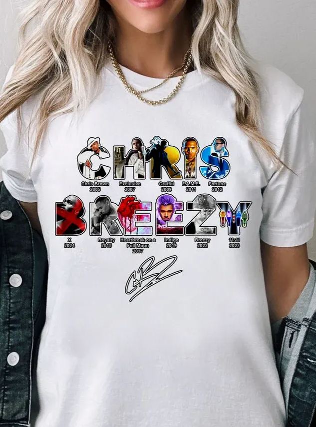 Chris Brown 11:11 Tour Shirt