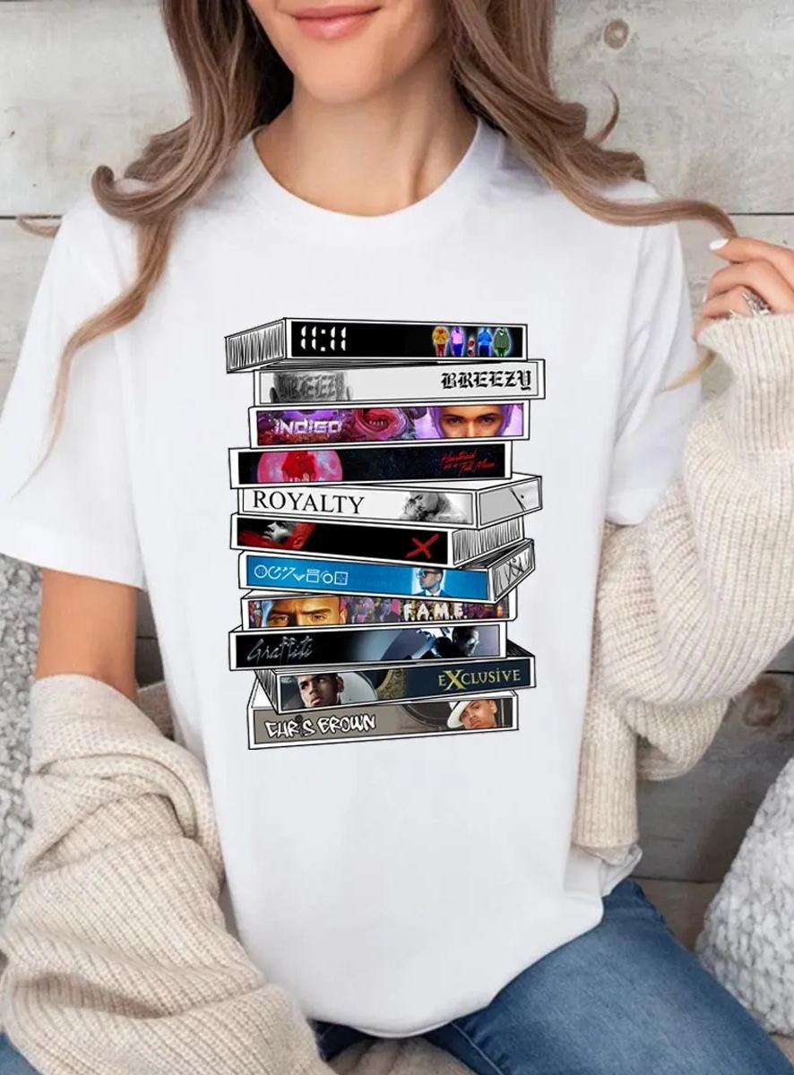Chris Brown Albums Disks Unisex T-shirt
