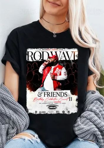 Rod Wave Birthday Bash 2024 Shirt