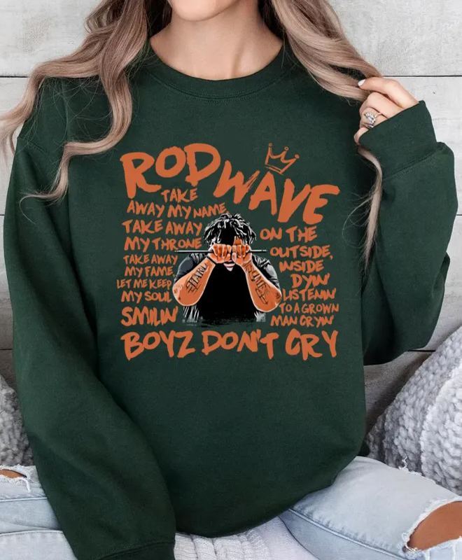 Rod Wave – Boyz Don’t Cry SweatShirt