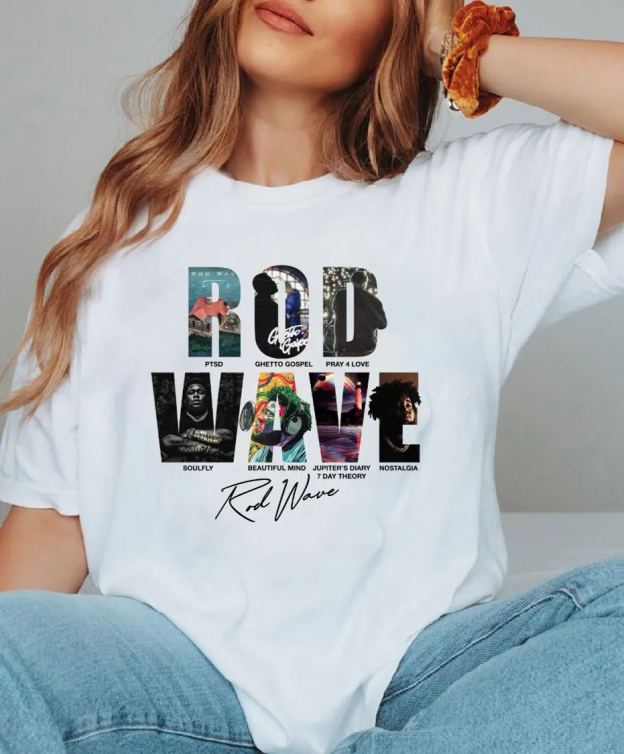 Rod Wave Words Full Album T-Shirt