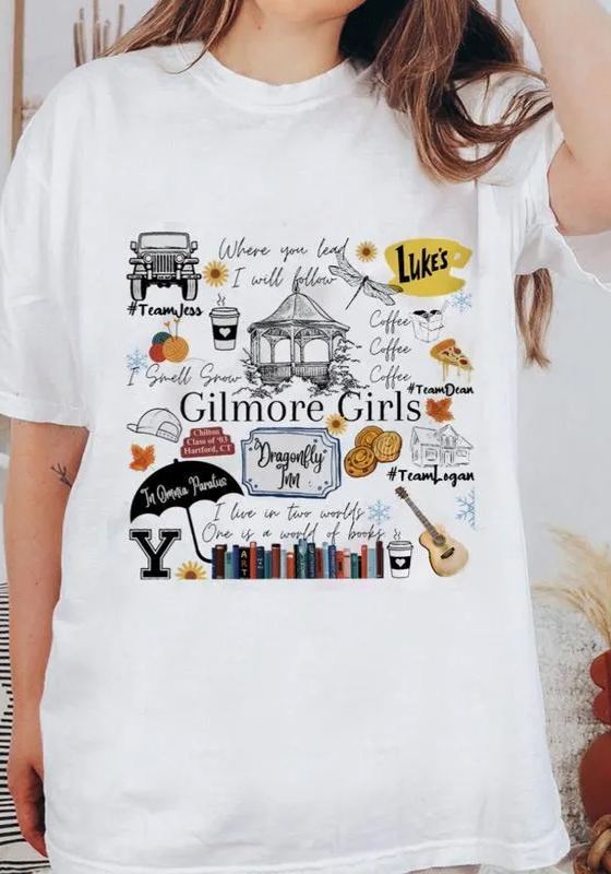 Gilmore Girls Tv Show Merch Tee For Women