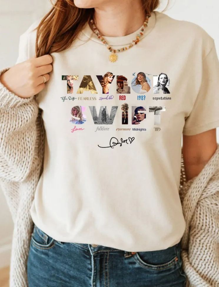 Vintage T S Album Signature T-shirt