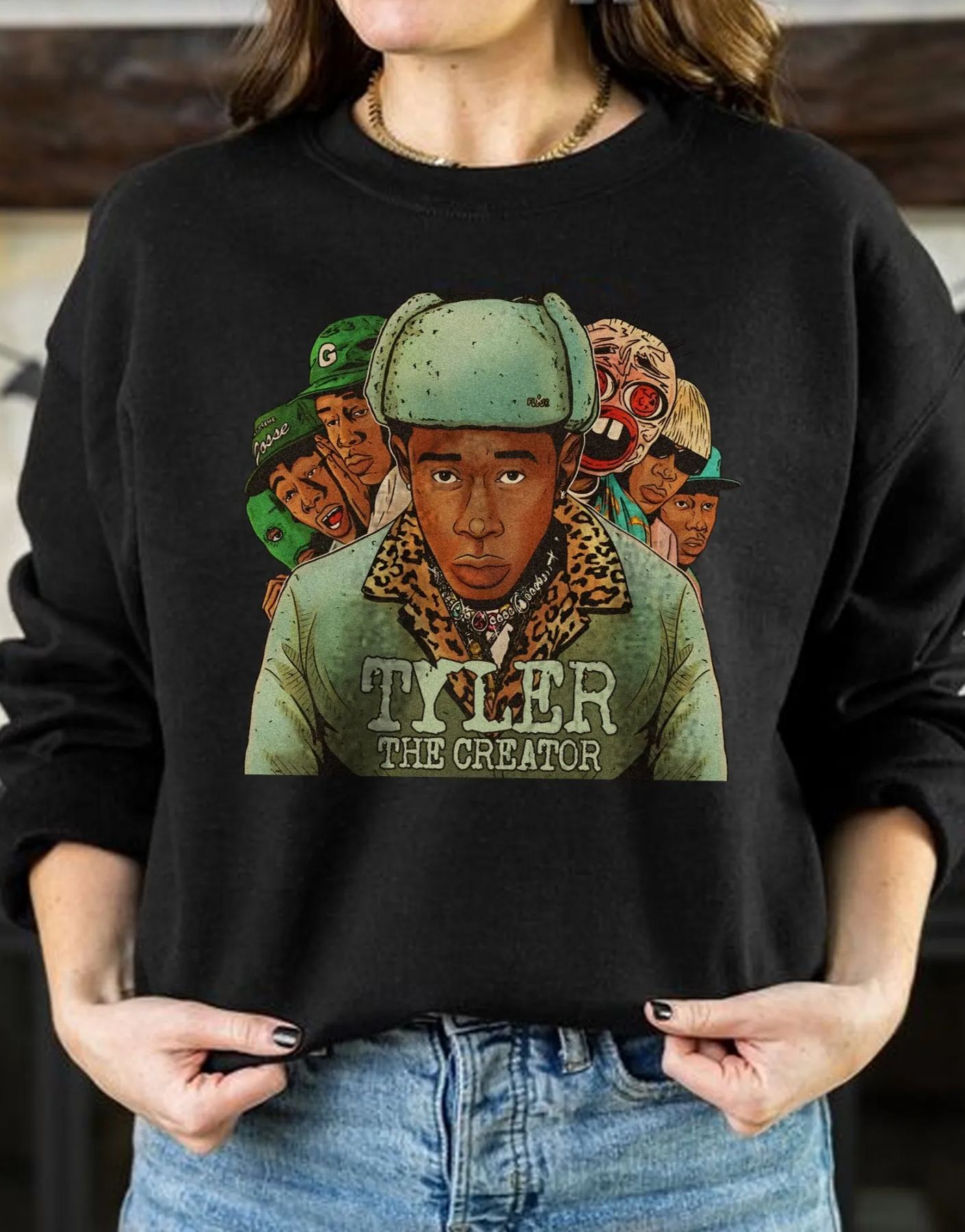 Tyler Albums Version 1   Sweatshirt
