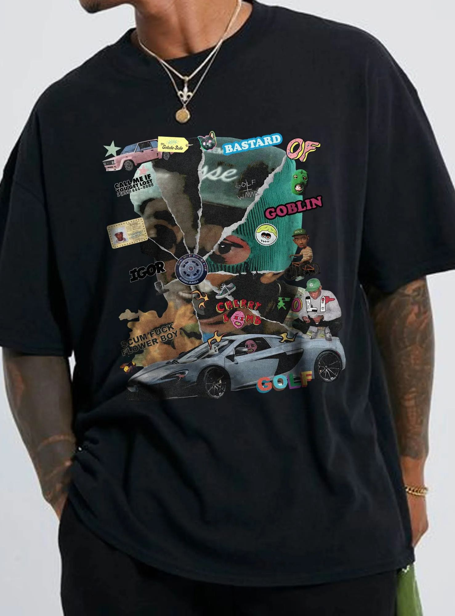 Tyler Albums Version 4 – Men's  T-Shirt