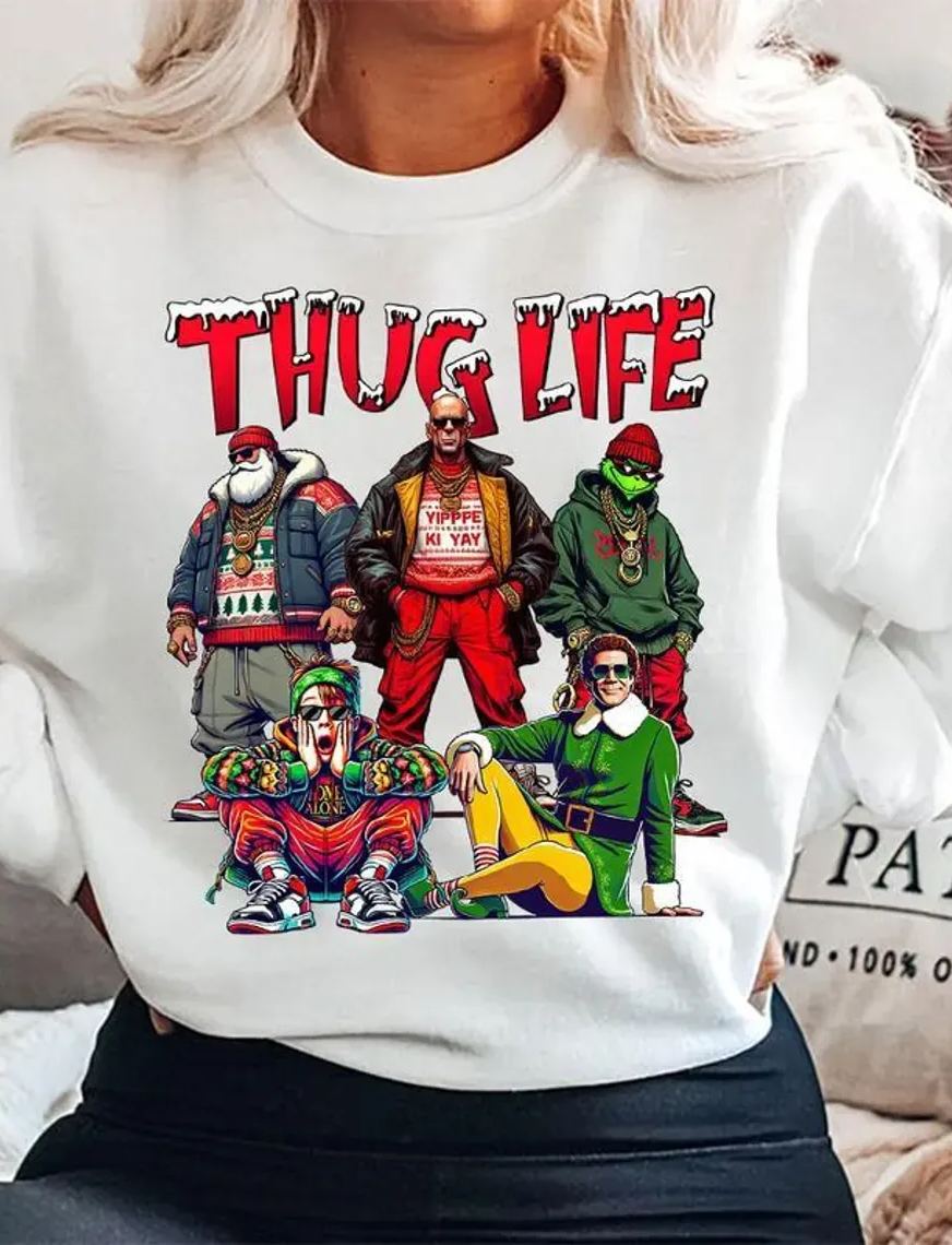 THUGLIFE Christmas Sweatshirt For Women