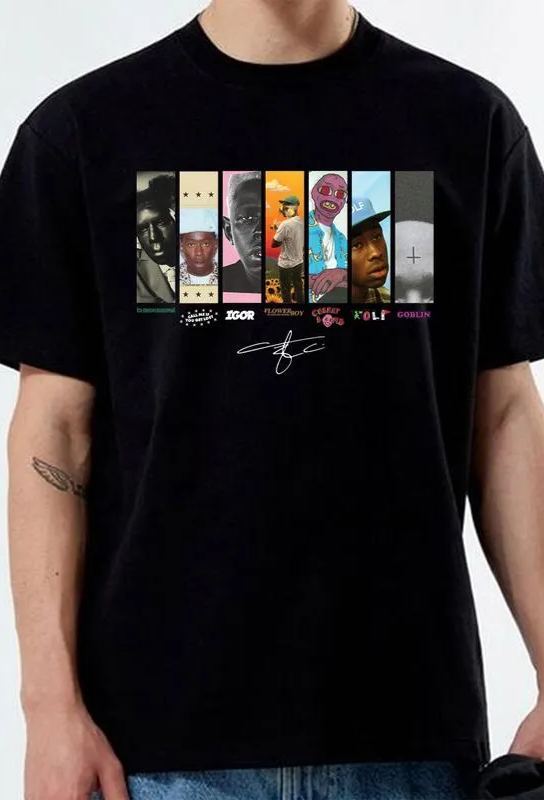 Tyler Merch – Albums Version 8 Tshirts– Men