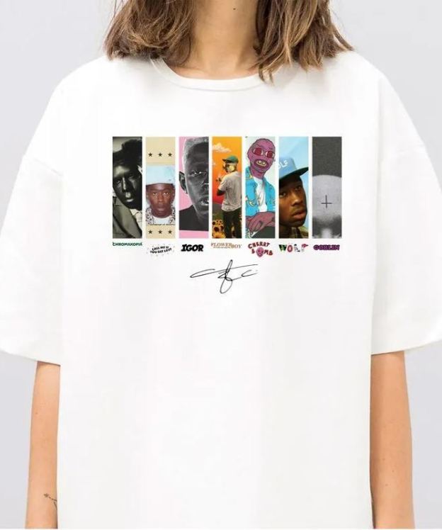 Tyler Merch – Albums Version 8 Tshirts– Women