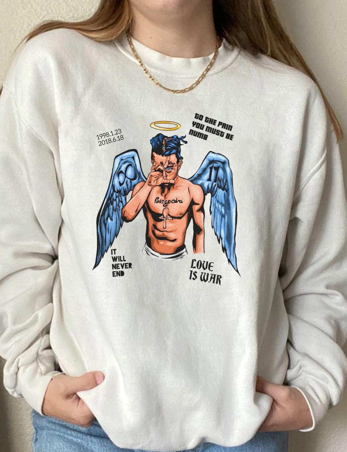 XXX TENTACION Love is War – sweatshirt