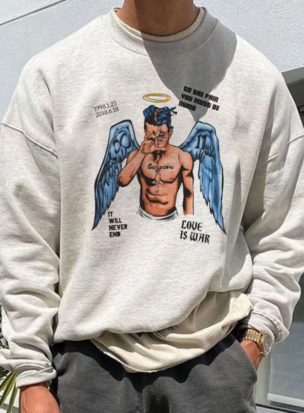 XXX TENTACION Love is War – Men sweatshirt