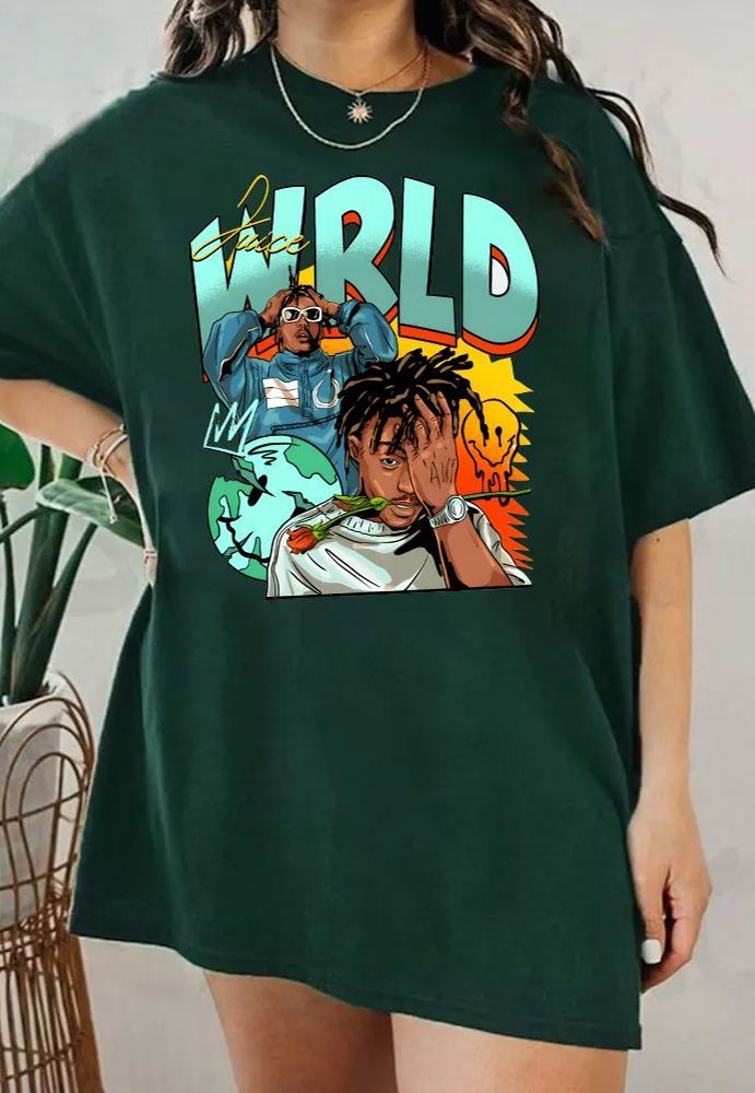 Juice World fans color block ladies short sleeve t-shirt