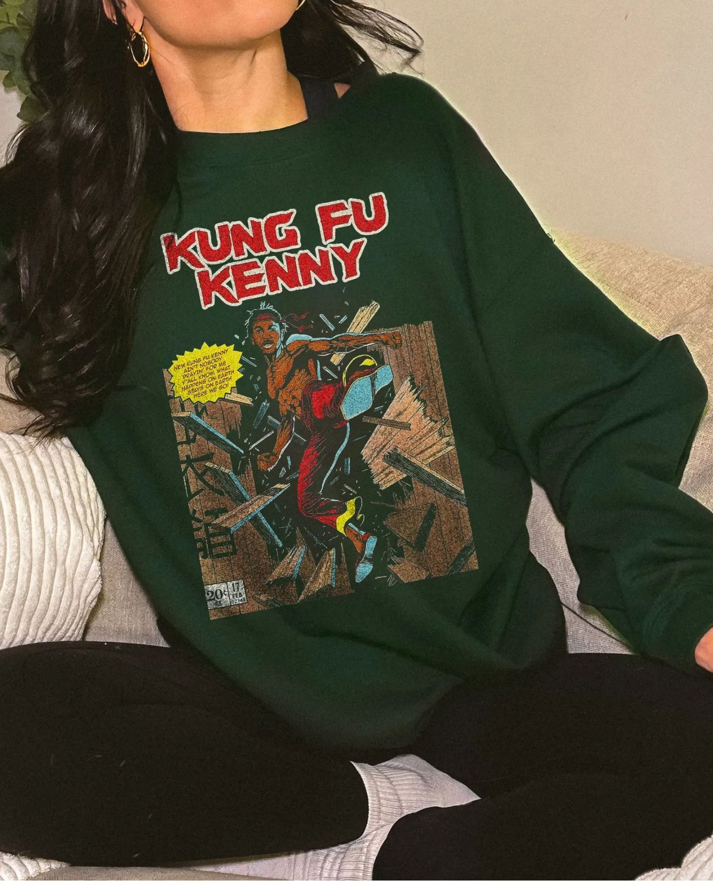 Kendrick Lamar Kung-Fu Kenny Vintage – Sweatshirts