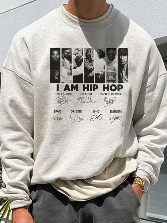 I Am Hip Hop Men Sweatshirt For Men