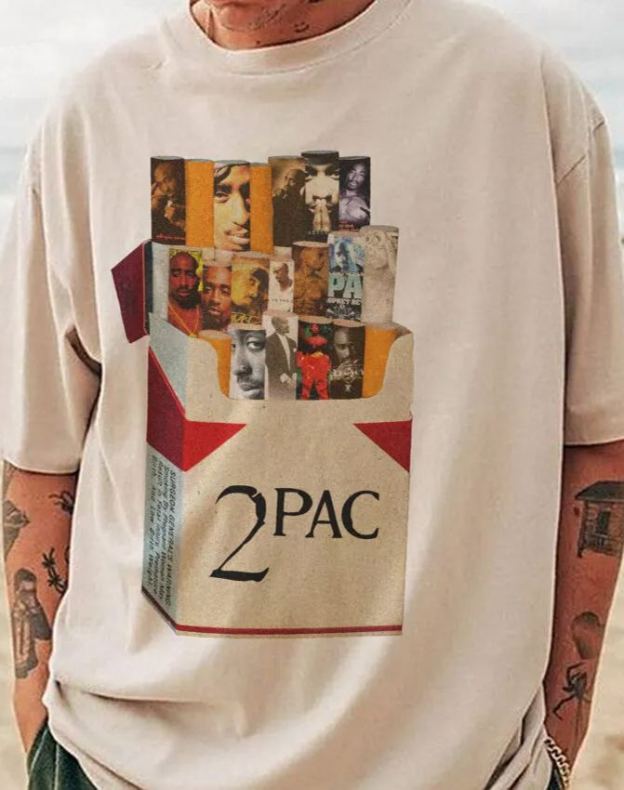 2PAC Album Vintage Men T-Shirt