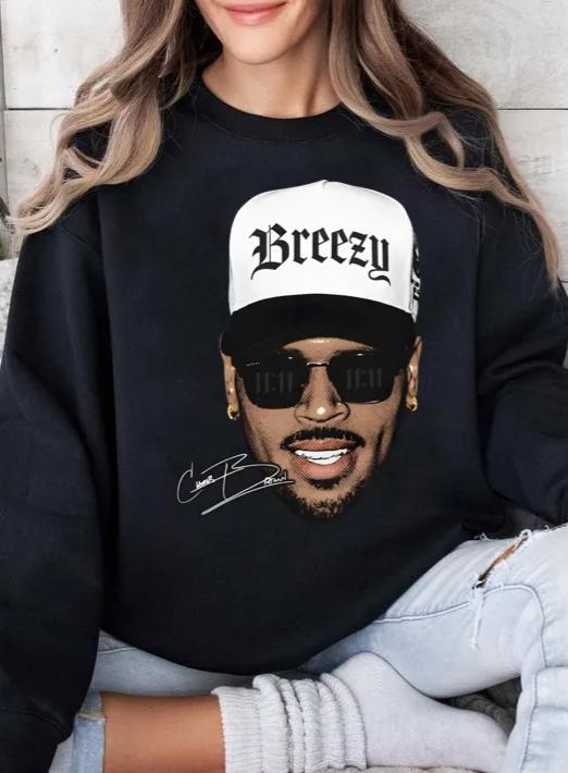 Breezy Chris Brown Merch Tee For Women