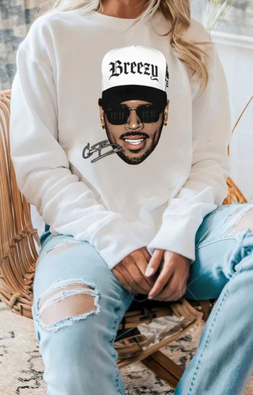 Breezy Chris Brown Merch Tee For Women