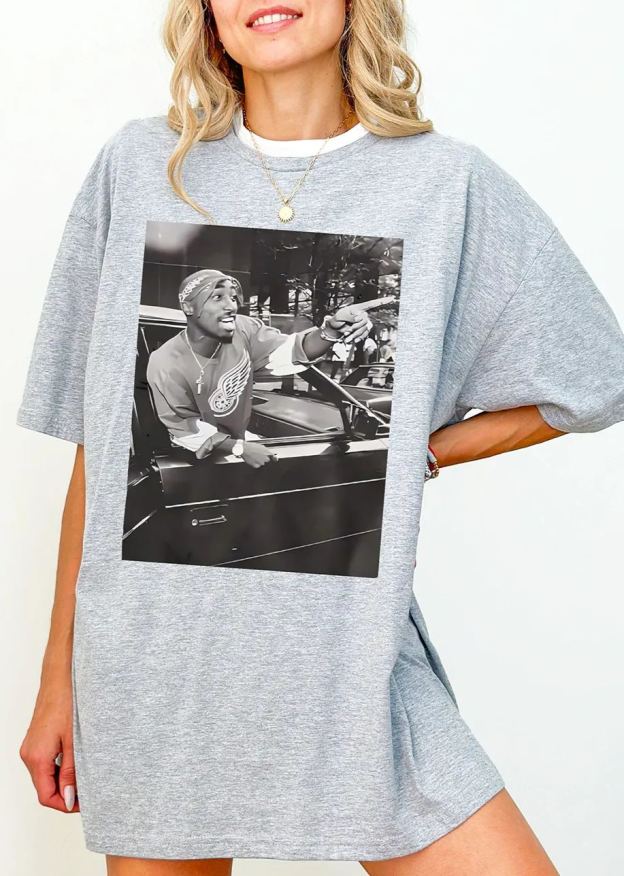 Tupac Shakur Graphic Tee For Men