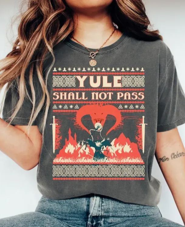 Yule shall not Pass LOTR Tee For Women