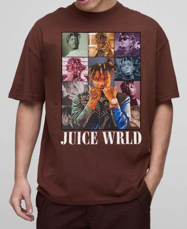 Juice Wrld  Portrait  Tee For Men