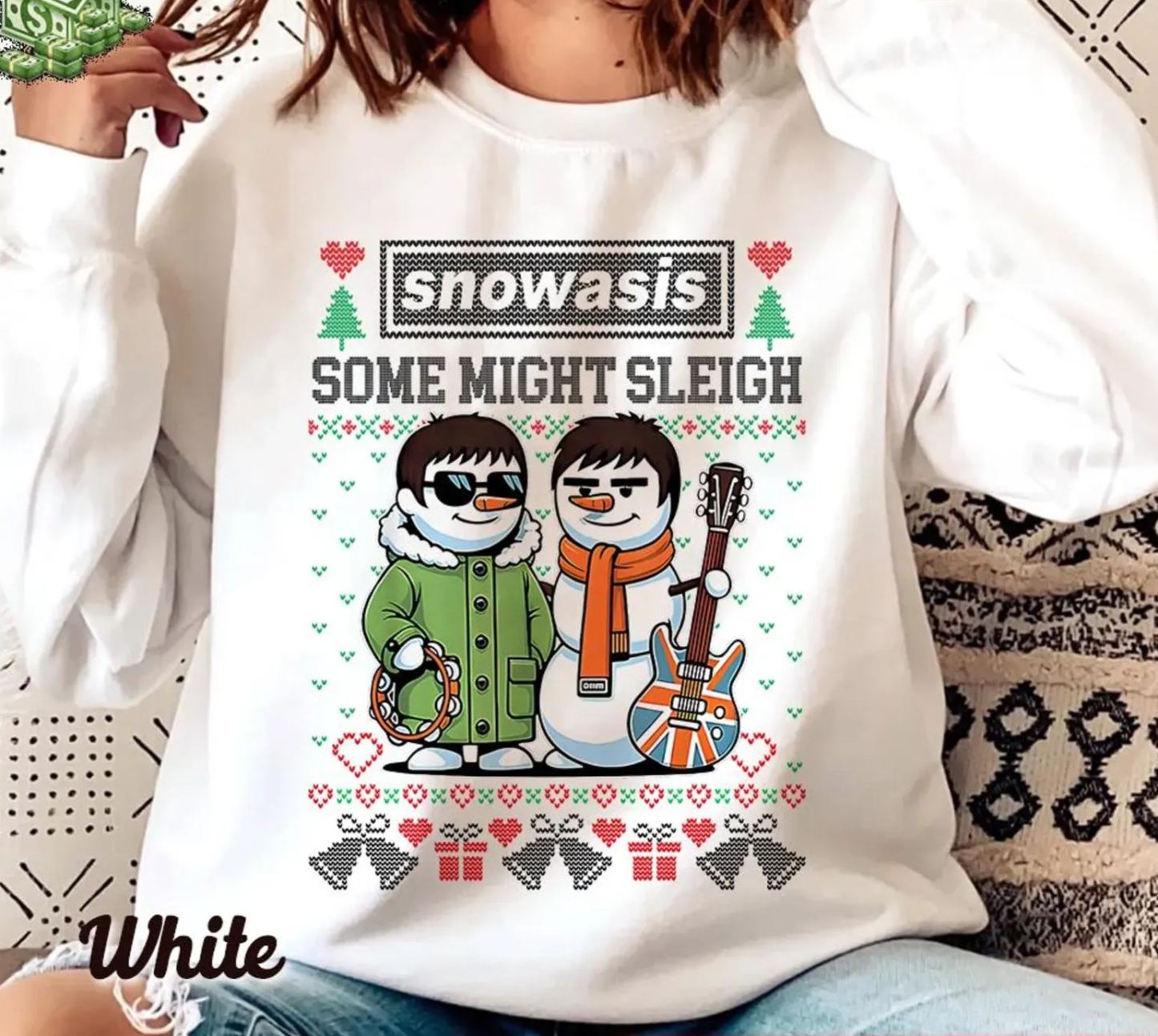 Snowasis Some Might Sleigh Christmas Sweatshirt