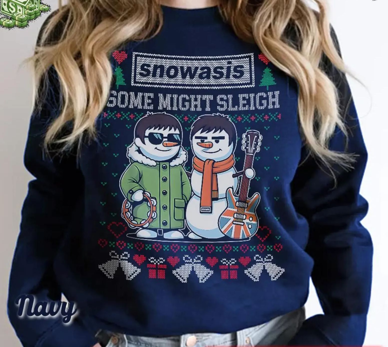 Snowasis Some Might Sleigh Christmas Sweatshirt