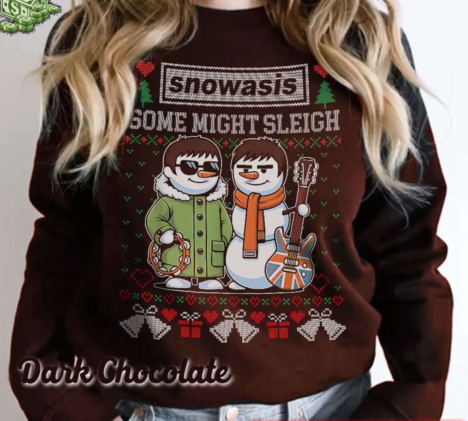 Snowasis Some Might Sleigh Christmas Sweatshirt