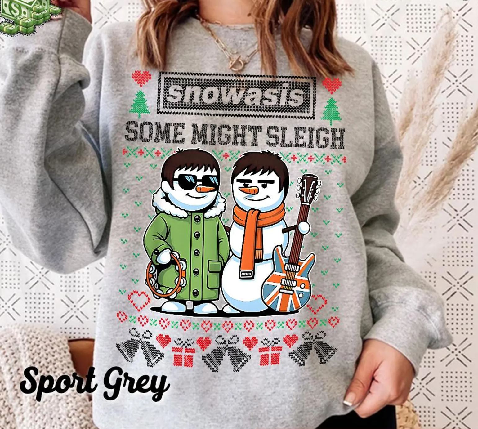 Snowasis Some Might Sleigh Christmas Sweatshirt