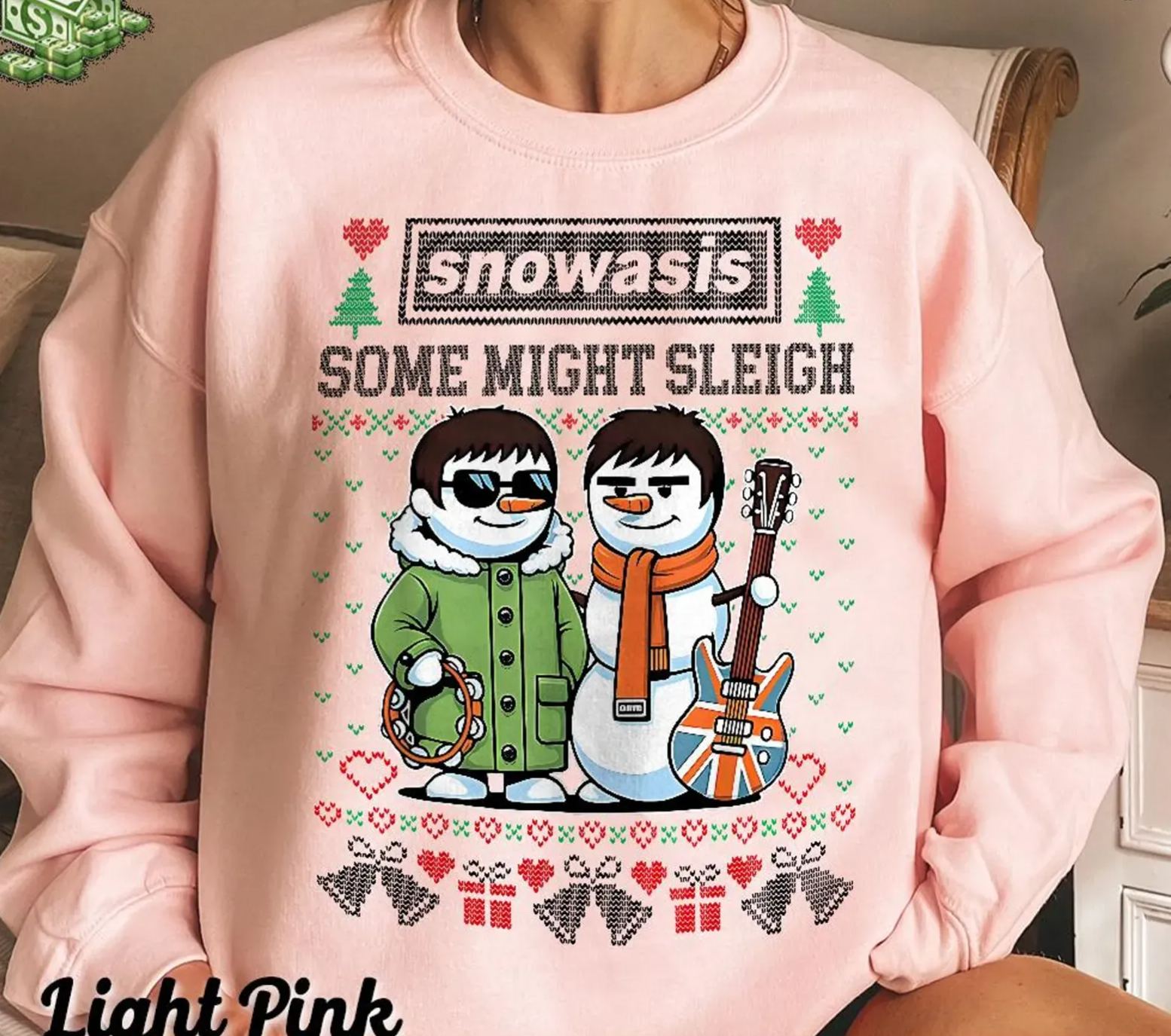 Snowasis Some Might Sleigh Christmas Sweatshirt
