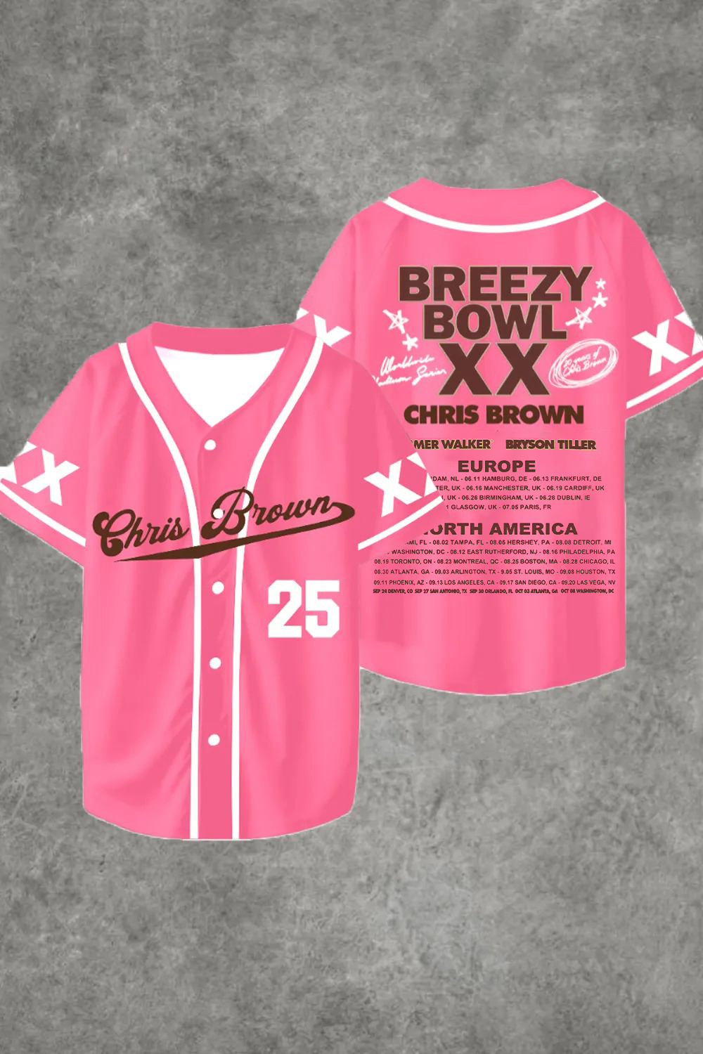 CB Bowl XX World Tour 2025 Baseball Jersey