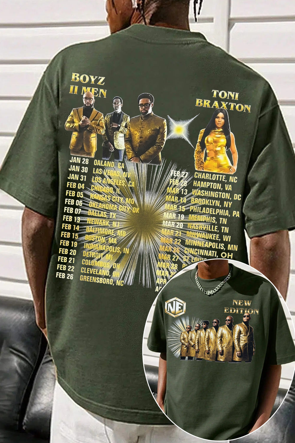 New Edition Way Tour 2026 Tee