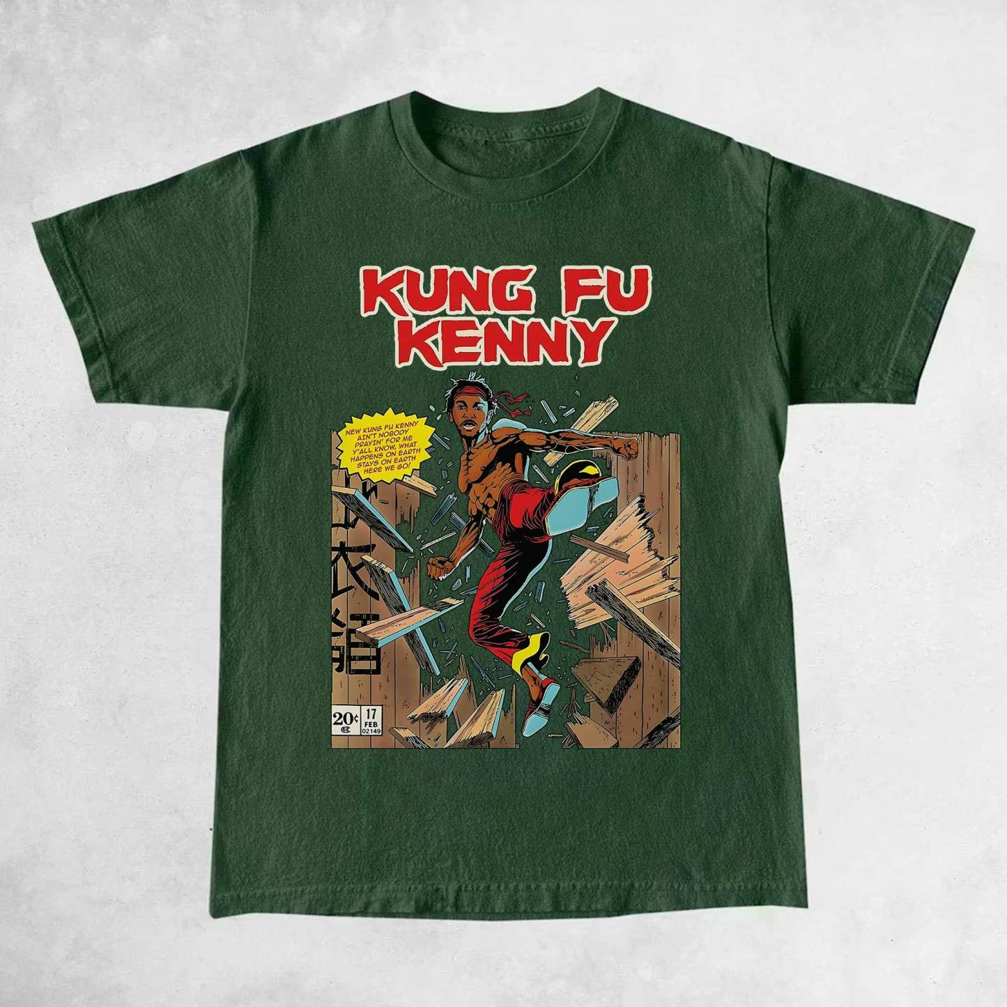Kendrick Lamar Kung-Fu Kenny Vintage –Men Shirt