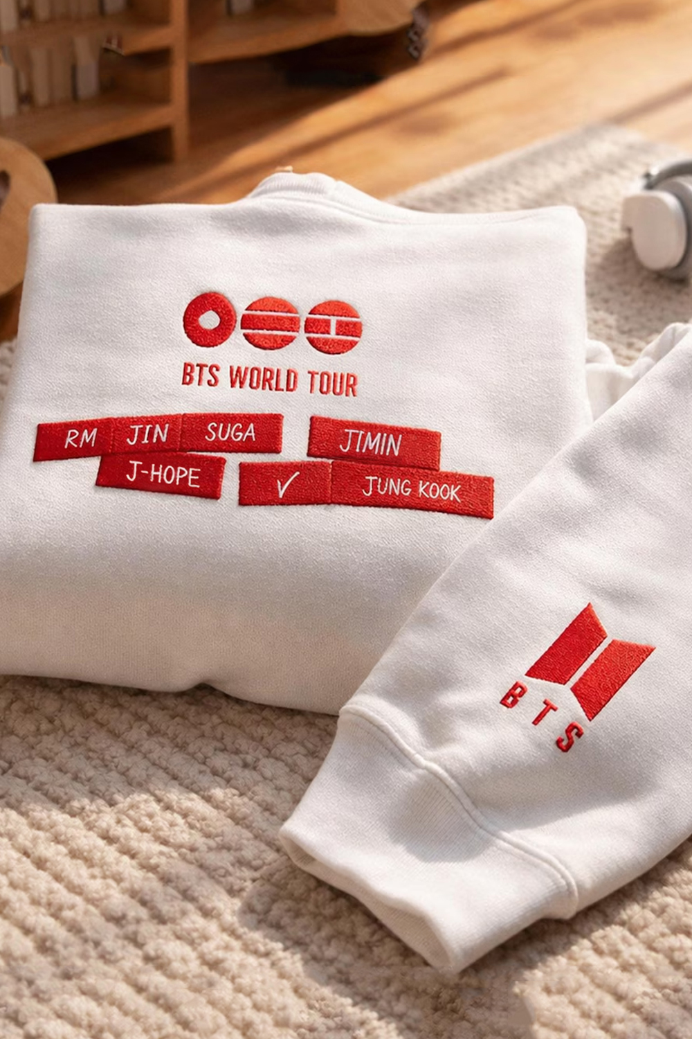 Bangtan Comeback Embroidered Sweatshirt