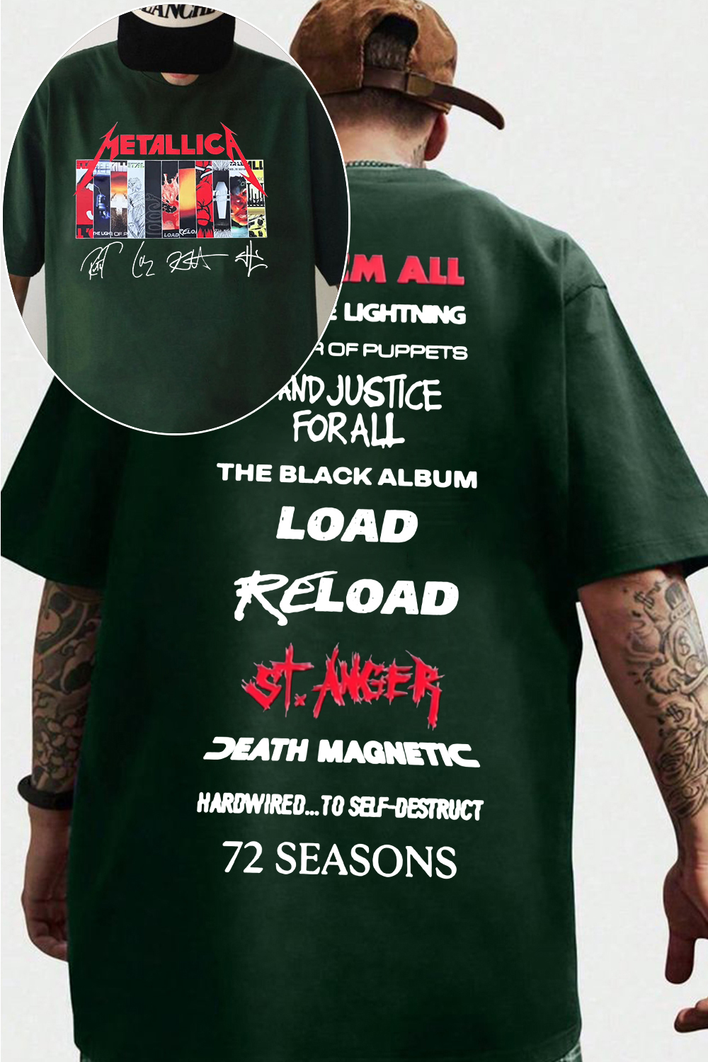 Metallica albums TEE