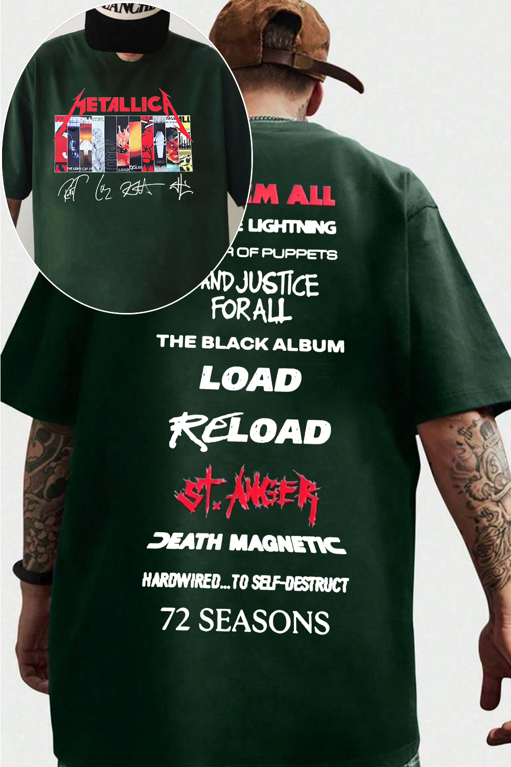 Metallica albums TEE