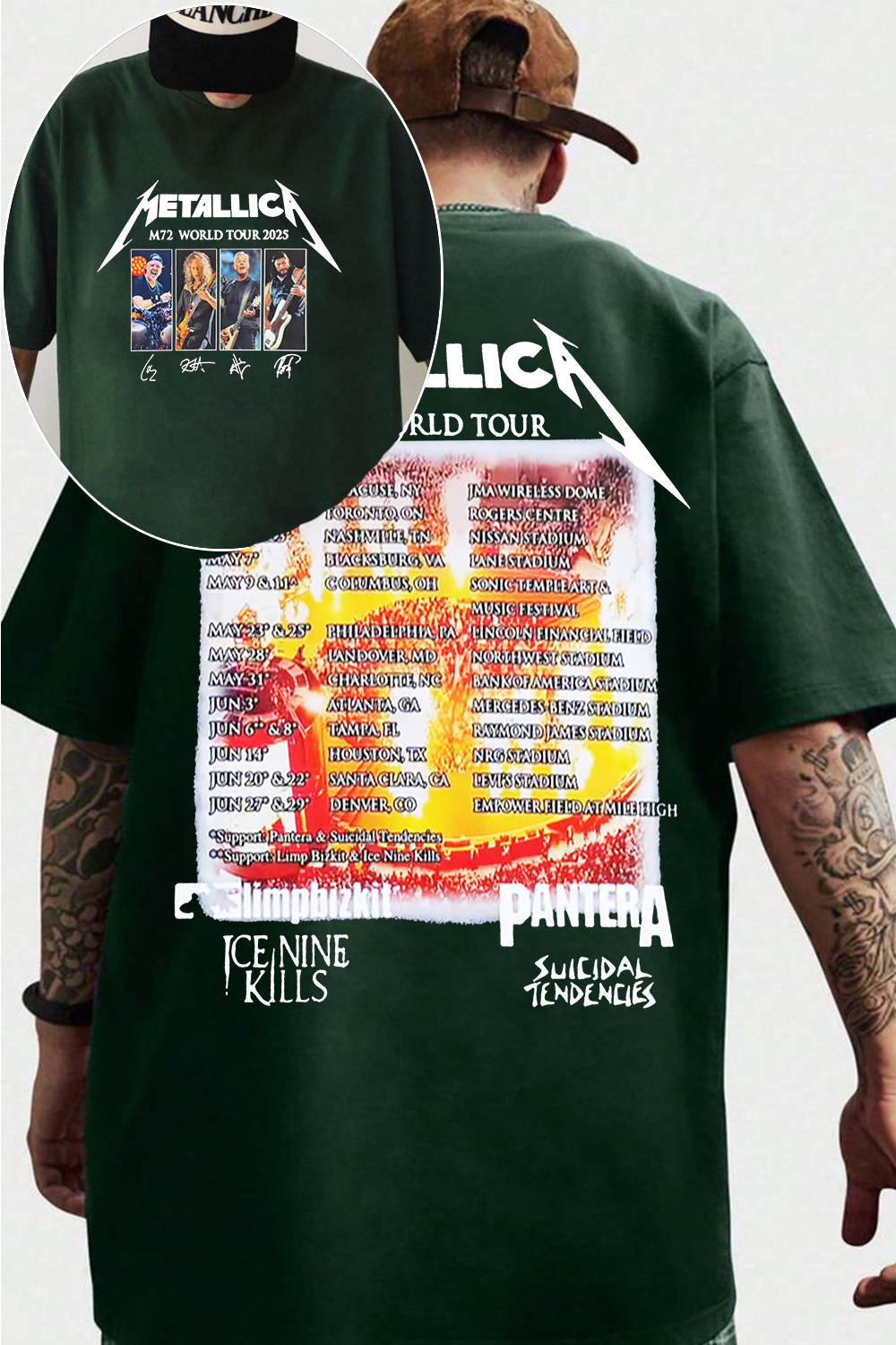 metallica rockband  TEE